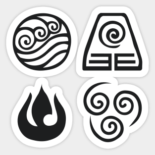 The Four Elements Sticker